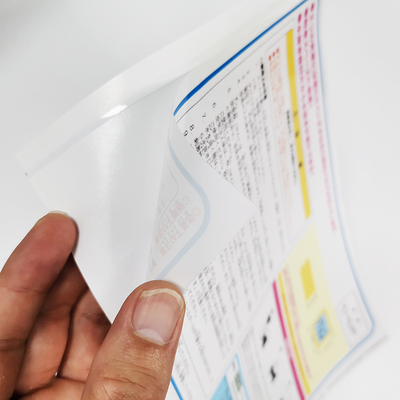 การพิมพ์ฉลากยา BOPP ฉลากบรรจุภัณฑ์ยา CMYK Pantone