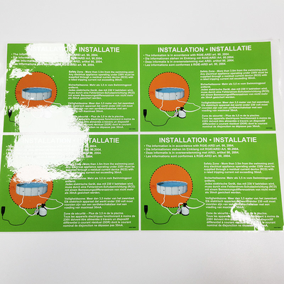 CDR Household Essentials Labels PVC CMYK Cleaning Product Labels