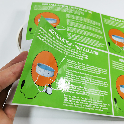 CDR Household Essentials Labels PVC CMYK Cleaning Product Labels