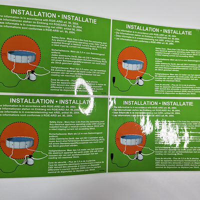 CDR Household Essentials Labels PVC CMYK Cleaning Product Labels