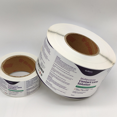 พิมพ์บรรจุภัณฑ์ 30ml ขวดกระดาษสติกเกอร์กาว BOPP ลามิเนตสติ๊กเกอร์กระดาษ