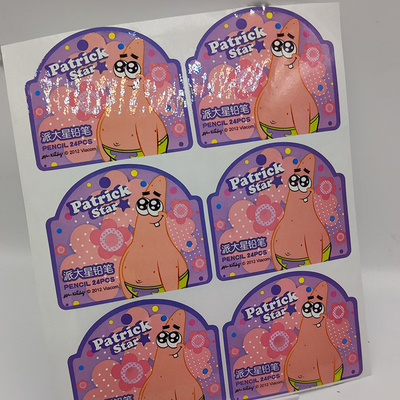 เคลือบเงาเคลือบเงาพิมพ์สติกเกอร์กระดาษลามิเนตด้าน Cricut ป้ายสติกเกอร์