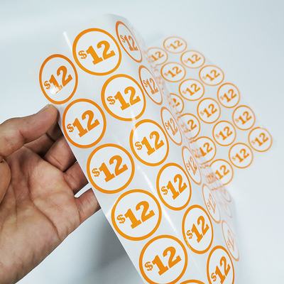 CMYK Digital Vinyl Printable Paper สติ๊กเกอร์ฉลากส่งเสริมการขายสังเคราะห์เคลือบเงาด้าน