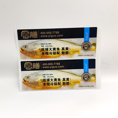 ฉลากบรรจุภัณฑ์น้ำผึ้งกระดาษสังเคราะห์ไวนิล CMYK Digital Print Labels