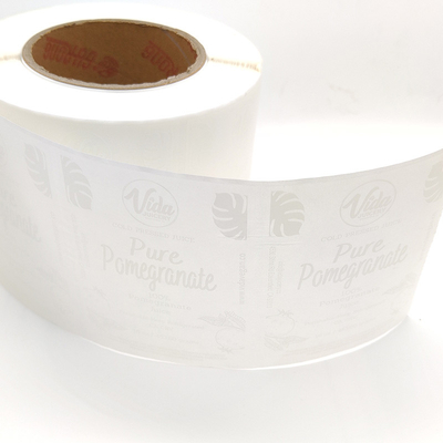 UV Varnishing ป้ายเครื่องสำอางกันน้ำ Offset Frosted สติ๊กเกอร์ไวนิลใส