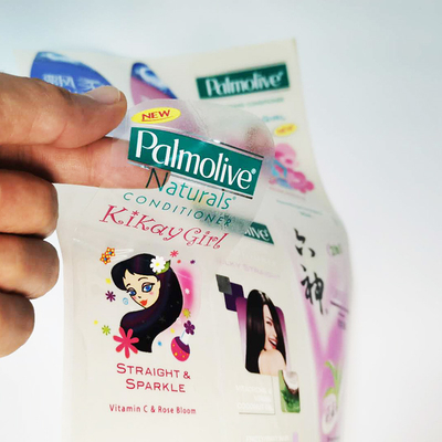 Glassine Paper การออกแบบฉลากผลิตภัณฑ์เครื่องสำอางกันน้ำไวนิลสติกเกอร์กระดาษเคลือบเงา