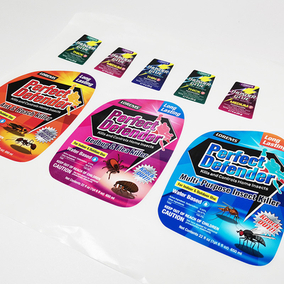 การพิมพ์ออฟเซตฉลากผลิตภัณฑ์เคมีภัณฑ์รายวัน Bopp Roll Labels