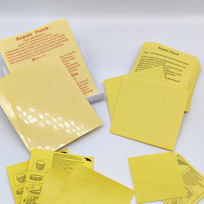 แพทช์ซ่อมพอง CMYK PVC ที่นอนลม Vinyl Pool Liner Patches