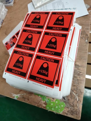 สติ๊กเกอร์ระบุผลิตภัณฑ์ด้วยเทคโนโลยีการพิมพ์ดิจิตอล CMYK เพื่อระบุผลิตภัณฑ์
