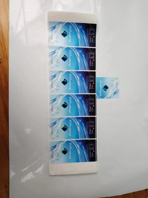 สติ๊กเกอร์บรรจุภัณฑ์แบบตัดลวดลายแบบแผ่นสับติดตัวเองที่สามารถปรับแต่งได้